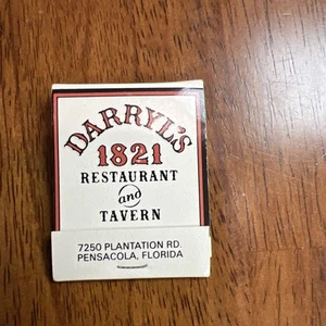 Vintage Matchbook Darryl’s 1887 Restaurant and Tavern Pensacola, FL (A-201) - Picture 1 of 3