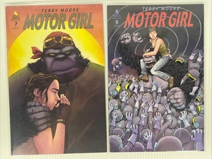 Motor Girl #7, 9 Terry Moore primera impresión estudio abstracto 2017 casi nuevo ciencia ficción - Imagen 1 de 4