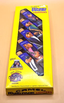 VINTAGE Club CAMEL Lighter set Max,Bustah,Joe,Floyd,Eddie - image 1 of 4
