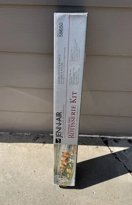 Asador de barbacoa JENN-AIR acero inoxidable 58650 motor eléctrico de alta resistencia y KIT NUEVO Foto 1 de 4