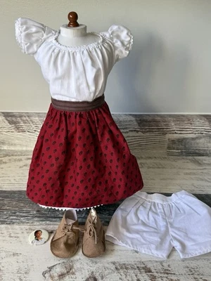 Muñeca American Girl JOSEFINA Conjunto Clásico de Reunión con Zapatos Faja Sello Prendedor 2000 Foto 1 de 4