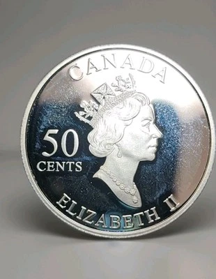 2003 Canada 50 Cent Saskatchewan and the Back to Batoche Festival  .925  - Image 1 of 2