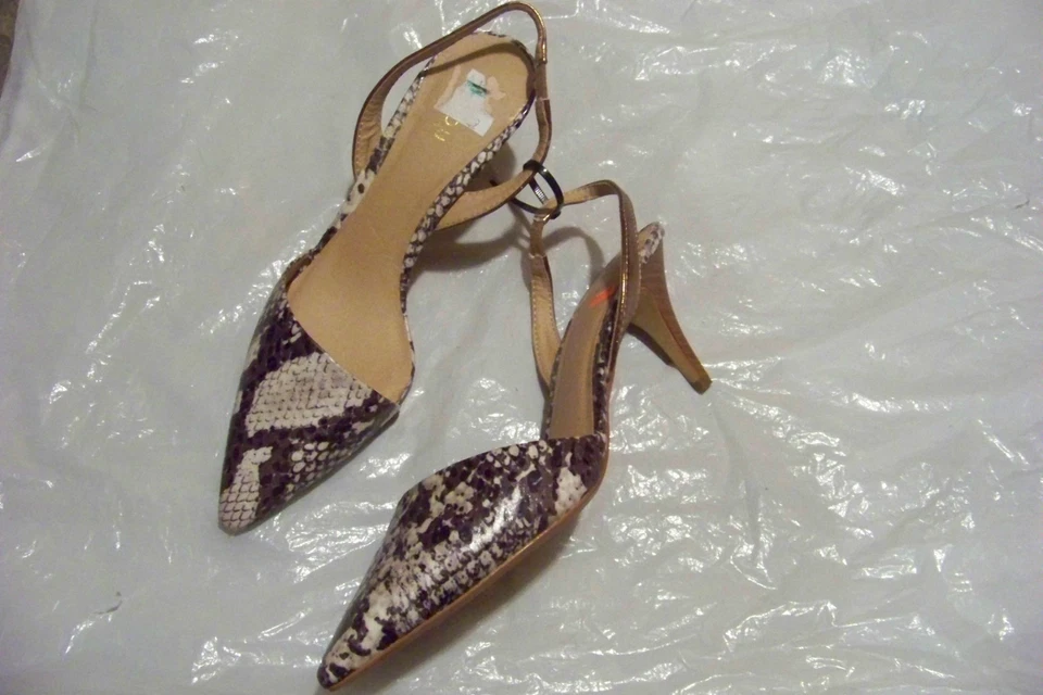 женские bijou revel животных печати слинга каблуки туфли размер 6 - Изображение 1 из 1