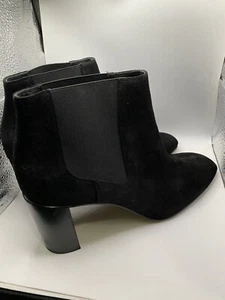 Rag & Bone Aslen Boot In Black Suede Size 41 PREOWNED - Picture 1 of 7