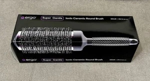 Ergo ERG65 Super Gentle Professional Ionic Ceramic Round Hair Brush - NEW!! - Picture 1 of 8