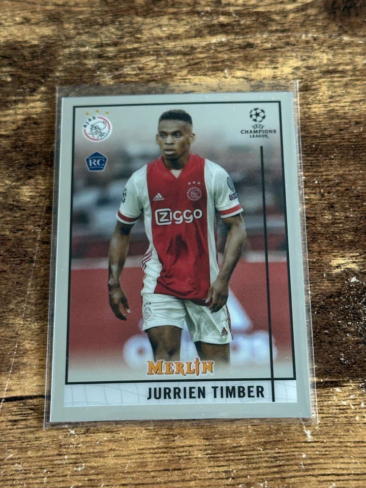 2020-21 Topps Merlin Chrome Rookie #9 Jurrien Timber - Image 1 of 1