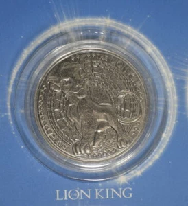 Disney Limited Edition Collector CHALLENGE COIN : LION KING SIMBA - Picture 1 of 2