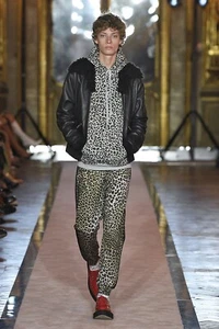 GIAMBATTISTA VALLI x H&M black Leather jacket size xs - Picture 1 of 7