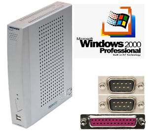 Windows 2000 Computer 40GB Hard Drive RS-232 Serial Lpt Parallel VGA DVI #TC54