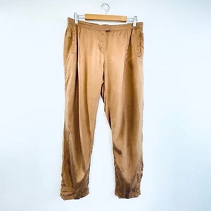 Fleur Wood Sz 3 12 Brown Casual Lightweight Pants Australian Designer - Picture 1 of 12