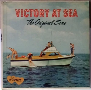 Victory At Sea The Original Score RARE Non-LP + Insert Vintage Yacht Sexy Nudes - Bild 1 von 3