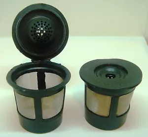 KEURIG K CUP WIEDERVERWENDBAR NACHFÜLLBAR EINZELNE K BECHER FÜR 1,0 KAFFEEMASCHINEN JE 2 - Bild 1 von 4
