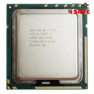 Intel Core i7-975 SLBEQ 3.33 GHz 4 Core 8MB LGA 1366 Desktop Processor CPU 130W - Picture 1 of 2