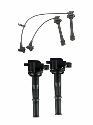 Set Ignition Coil & Wireset For 95-98 Toyota Tercel Paseo 1.5L L4 UF170 S423018 - Image 1 of 3