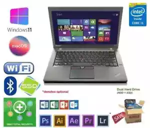 Lenovo E540 15" Intel Core i5-4300U *upto* 16GB HDD+SSD Webcam, Office, Win Mac - Picture 1 of 3