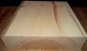 BEAUTIFUL LARGE THICK SYCAMORE BOWL BLANK LUMBER WOOD TURNING 12" X 12" X 4" - Picture 1 of 1