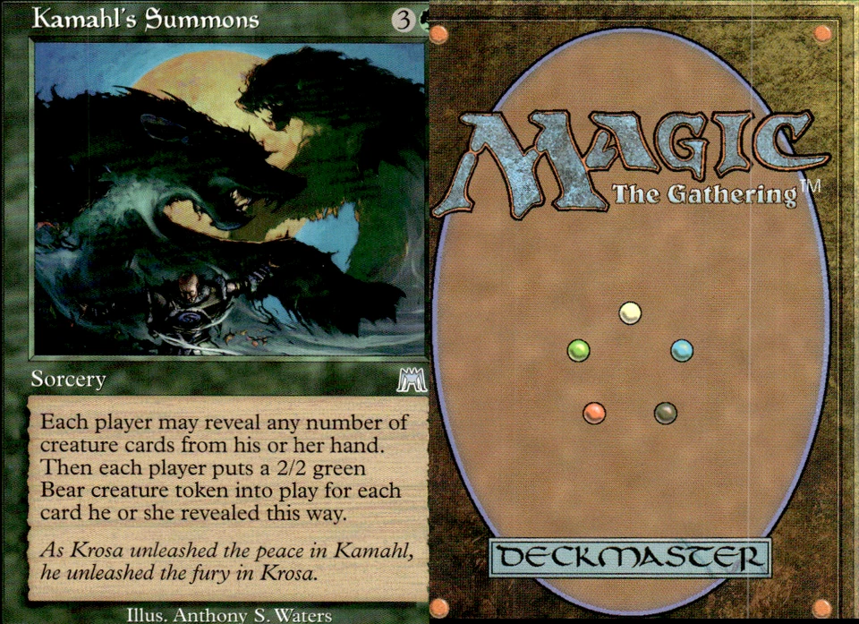 Magic the Gathering -MTG-Kamahl's Summons  - Image 1 of 1