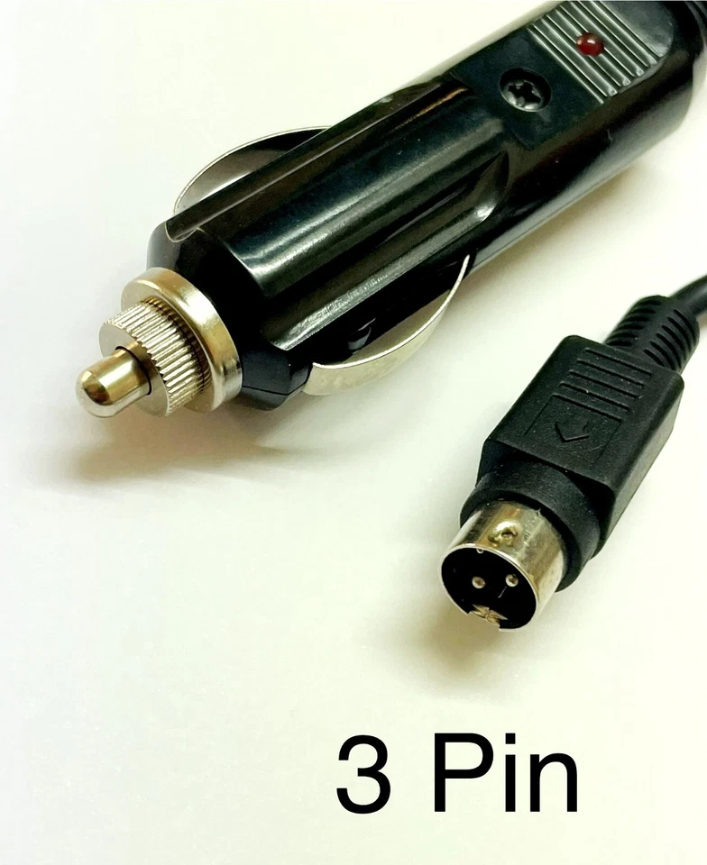 12V Auto Zigarettenanzünder Auto/Wohnwagen Adapter für 12V AVTEX LED TV, 3 Pin Stecker - Bild 1 von 1