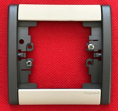 LEGRAND SAGANE Plaque Beluga Bronze 85130 Neuf pour Interrupteurs ou Prises