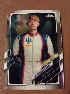 2021 MARINO SATO TOPPS CHROME FORMULA 1 RACING CARD #77 F2 TRIDENT JAPAN - Picture 1 of 2