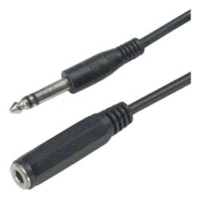 12ft 1/4"Stereo Male~Female Extension Audio/Headphone​/Mic Cable/Cord 6.35mm$SHd - Image 1 of 2