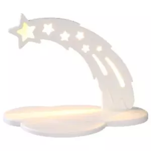 Schwibbogen LED-Schweif - weiß, mit Anleger HxLxB:30x36,5x16cm NEU Lichterbogen - Bild 1 von 1