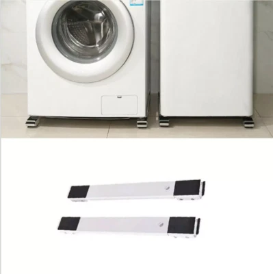 SUPPORTO LAVATRICE fino a 200Kg BASE Ruote Mobili e Carrello regolabile 43x69cm - Immagine 1 di 4