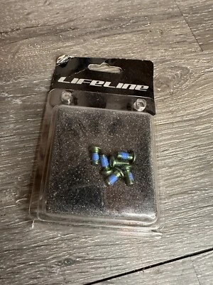 Lifeline Ano Green Bike Disc Rotor Bolts 12 Bolts 25T Torx Mountain Bike - Image 1 of 2