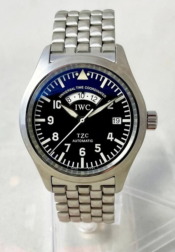 IWC PILOT SPITFIRE UTC TZC FULL SET & WARRANTY ! - Bild 1 von 4