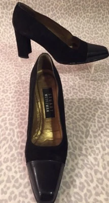 Zapatos de salón Stuart Weitzman de gamuza negros 7 1/2 para mujer Foto 1 de 4