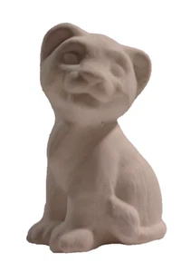 +++ Biskuit M*08 -19.2949 - Keramik fertig bemalt Löwe Jungtier Figur - Bild 1 von 6