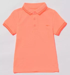 Boys - Bluezoo Orange Polo Shirt - 18-24 Months - Photo 1 sur 3