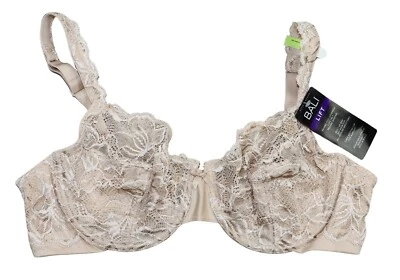 Sujetador para mujer Bali Desire Lift de encaje con aros cobertura completa nuevo con etiquetas champán desnudo Foto 1 de 2