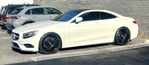 22” CF15 FORGED GLOSS BLACK WHEELS FOR MERCEDES W223 S500 S560 S580 MAYBACH - Picture 1 of 5