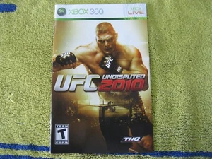 UFC Undisputed 2010 Xbox 360 Game Manual Only - Picture 1 of 1