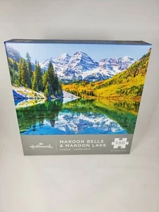 Hallmark 550 Piece Jigsaw Puzzle Maroon Bells & Maroon Lake - Picture 1 of 1