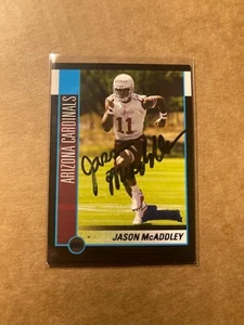 Arizona Cardinals JASON MCADDLEY Signed Card - Picture 1 of 1