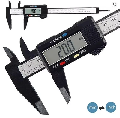 Calibro digitale in fibra di carbonio con quadrante 100mm - Bild 1 von 4