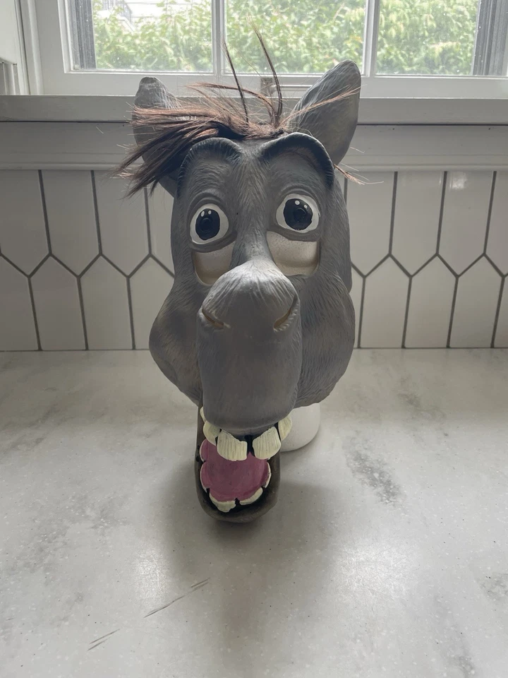 Funny Donkey Head Mask Shrek Movie Halloween Costume Party Horse Face Cosplay - Image 1 of 4