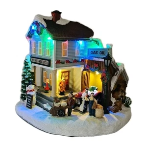 Foresta Incantata 289-1255 Negozio Mercantile Musica Plastica Illuminata Collezione - Foto 1 di 15