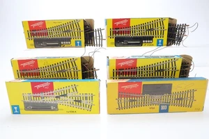 H0 Fleischmann 1726A 1725 1724A Kreuzung Weiche 5xR 2xL Konvolut OVP N91 - Picture 1 of 5