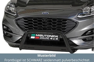 Frontbügel Edelstahl SCHWARZ für Ford Kuga 2020- 63mm Gutachten - Bild 1 von 5