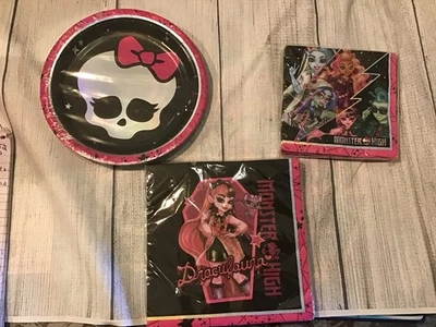 Monster High Plates & Napkins Bundle -NEW  - Image 1 of 2