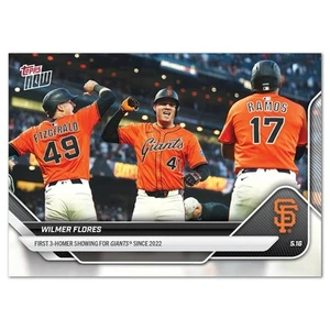 MLB Topps Now #188 2025 Wilmer Flores San Francisco Giants - EN MANO - Imagen 1 de 1