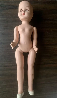 Roddy Rare Poupée SGDG 27 cm Marche avec Tour de Tête yeux clair à replacer - Photo 1/4