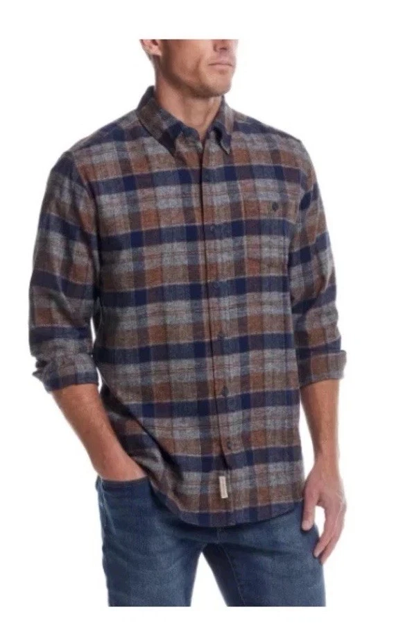 Weatherproof Vintage Men's Lightweight Plaid Flannel Shirt Multicolor Size L - Image 1 of 1