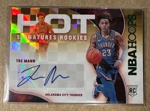 Aros de la NBA Panini 2021-22 - Hot Signatures Rookies #HSR-TM Tre Mann (AU, RC) OKC - Imagen 1 de 2