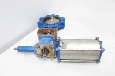 Válvula mariposa neumática con brida de hierro Grinnell LC-8271-7 6 pulgadas 250 Foto 1 de 4