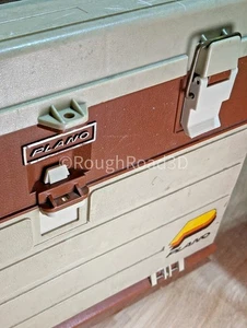 Vintage Plano Tackle Box Ersatzriegel 2 Top Latches 1 Front Latch USA - Bild 1 von 4