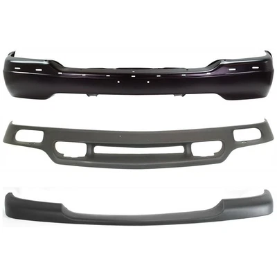 Bumper Face Bars Front for Yukon GMC XL 2500 Sierra Truck 1500 1999-2002 - Image 1 of 4